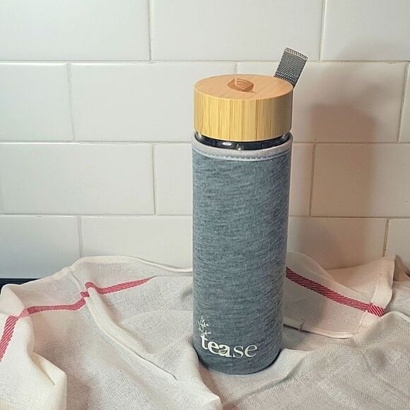Tease Other - Tease 3 in 1 Sustainable Glass and Bamboo Tea Tumbler 15oz